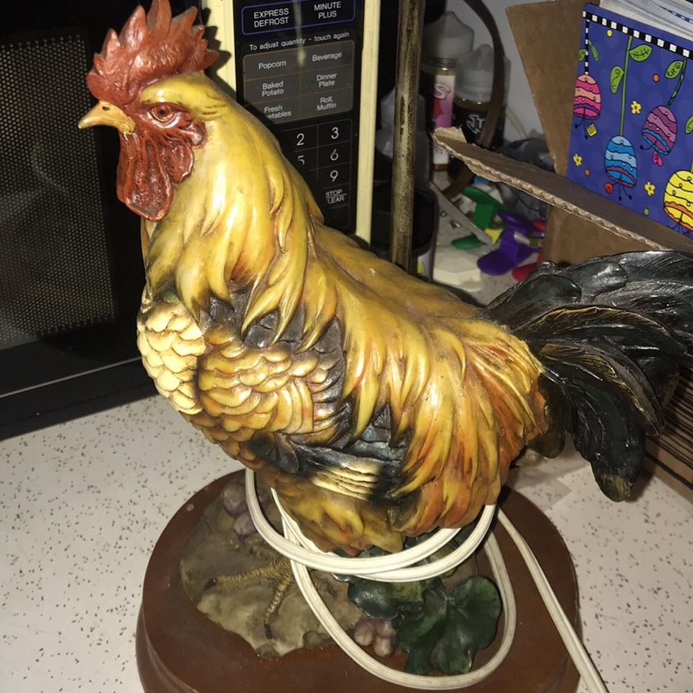 Rooster lamp